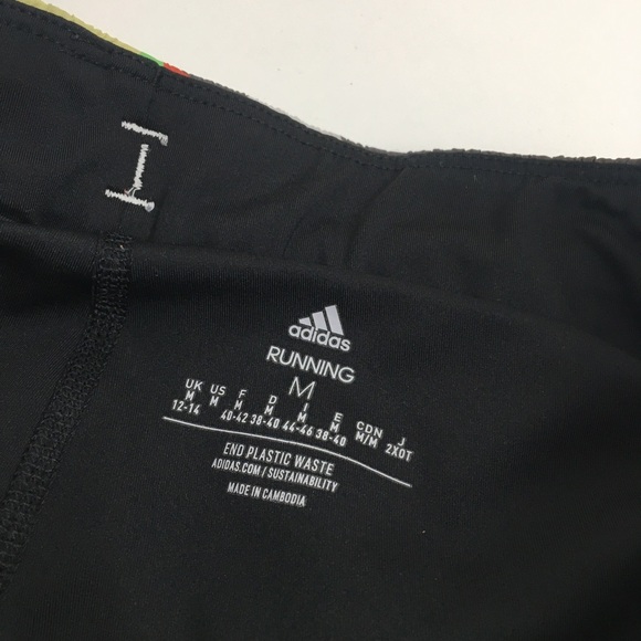 Adidas x Marimekko Running Shorts 2 in 1 Floral Print Medium 8" - Picture 2 of 11